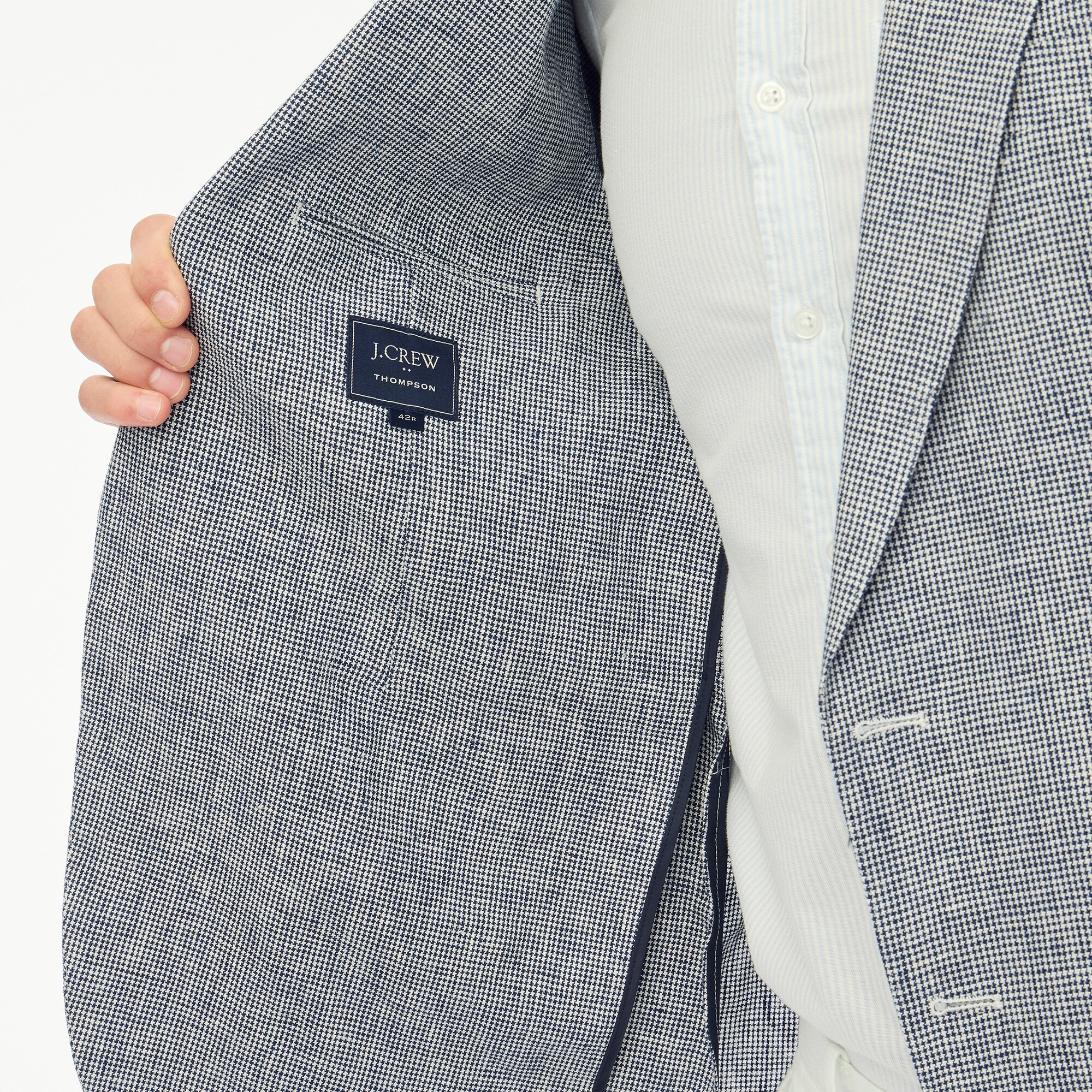 Slim-fit Thompson linen blazer