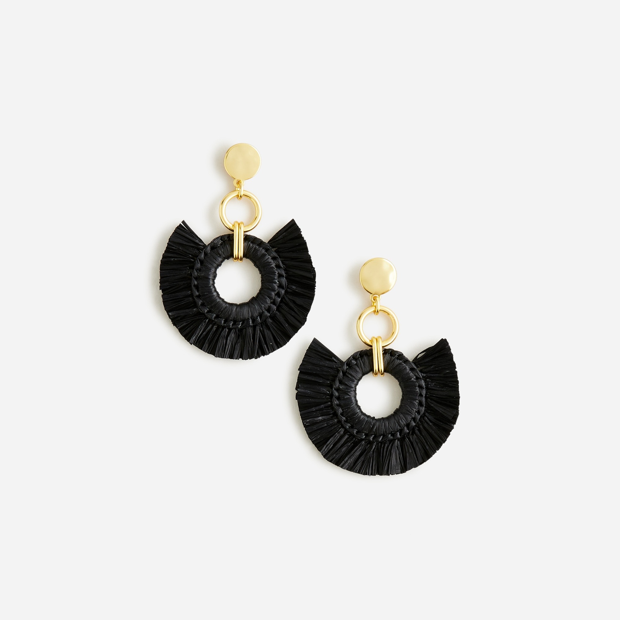 J crew fan outlet statement earrings