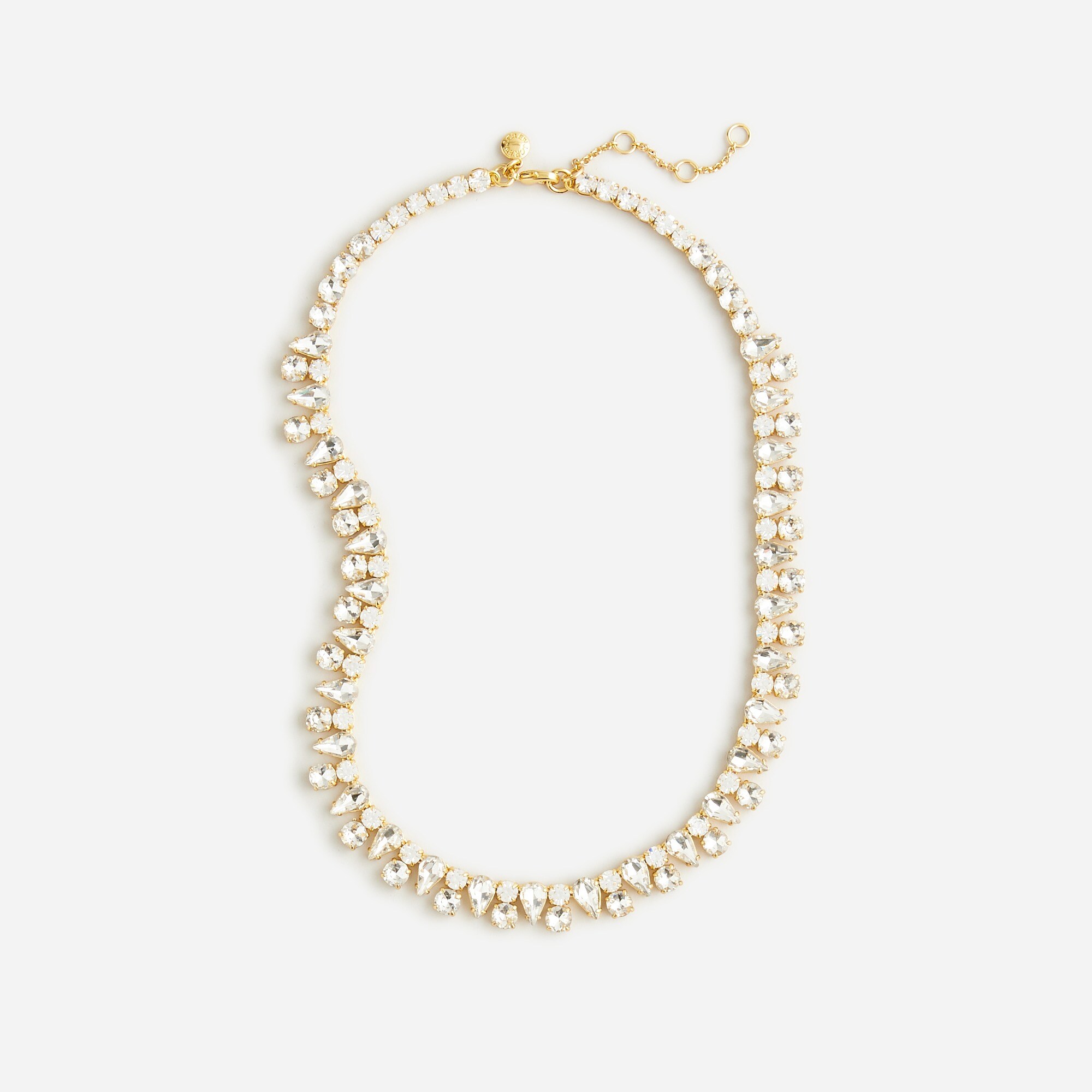 Crystal cluster necklace