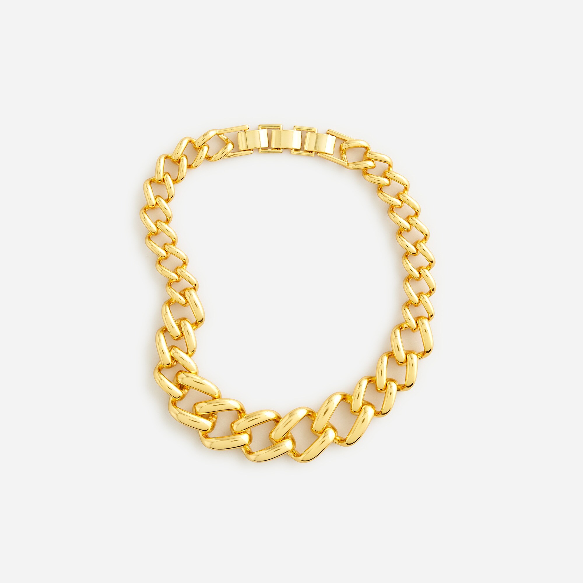 Square chainlink necklace