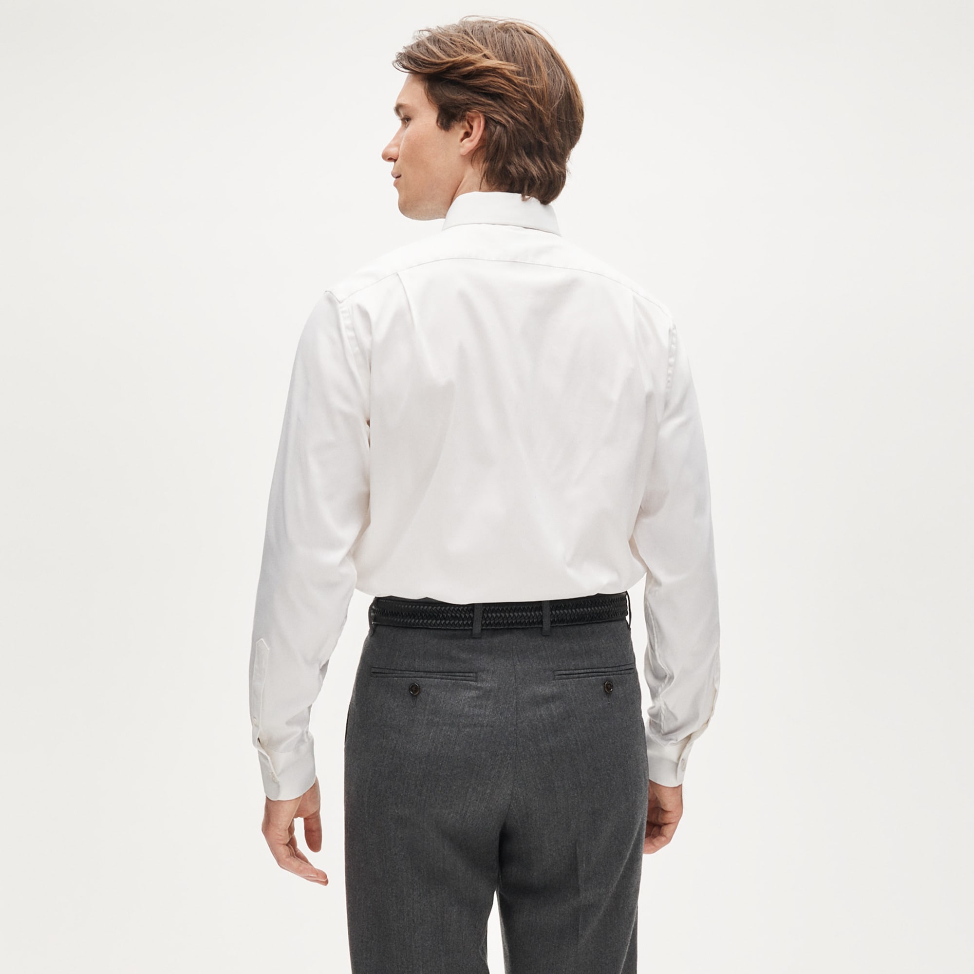 Bowery performance stretch dress shirt with spread collar