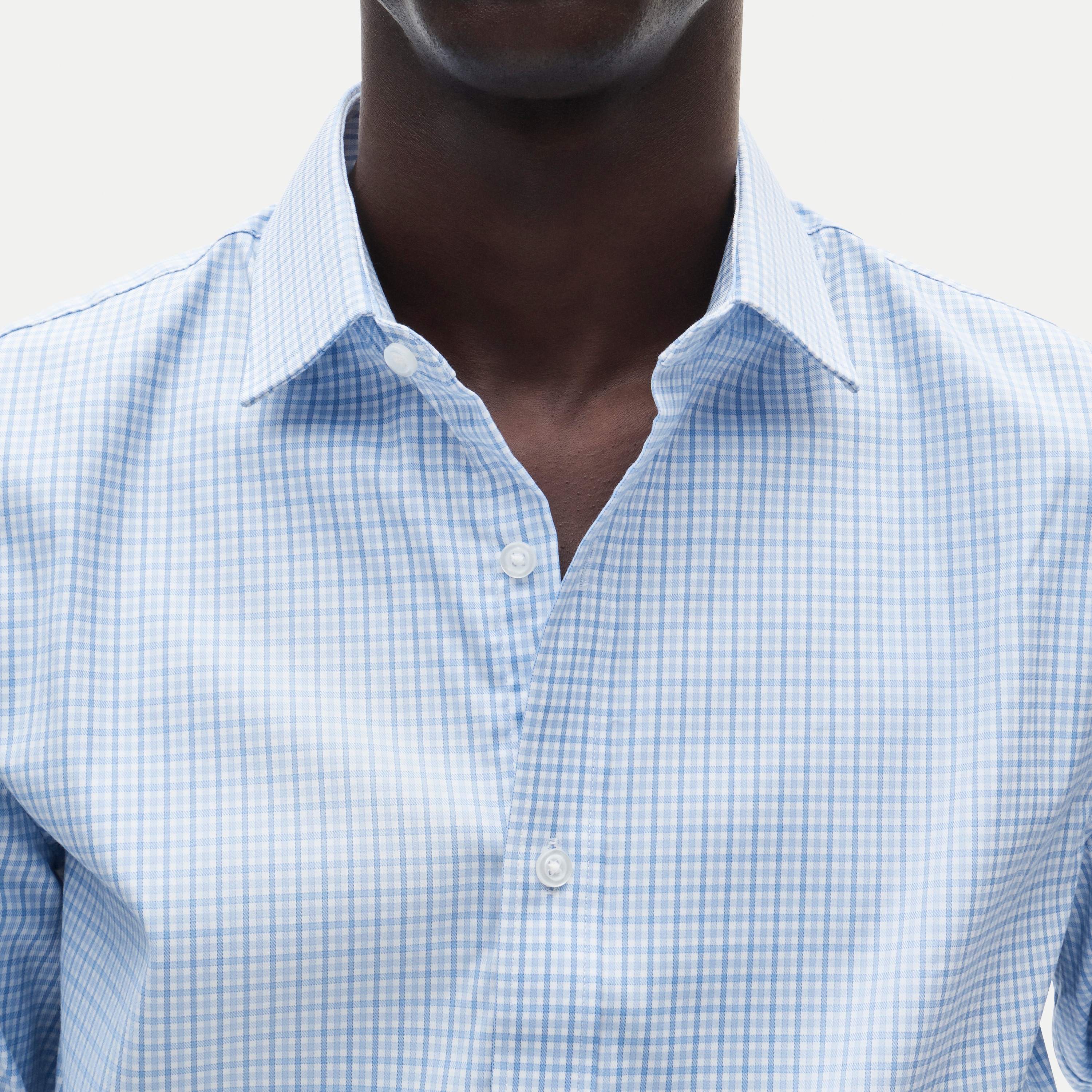 Bowery performance stretch dress shirt with spread collar