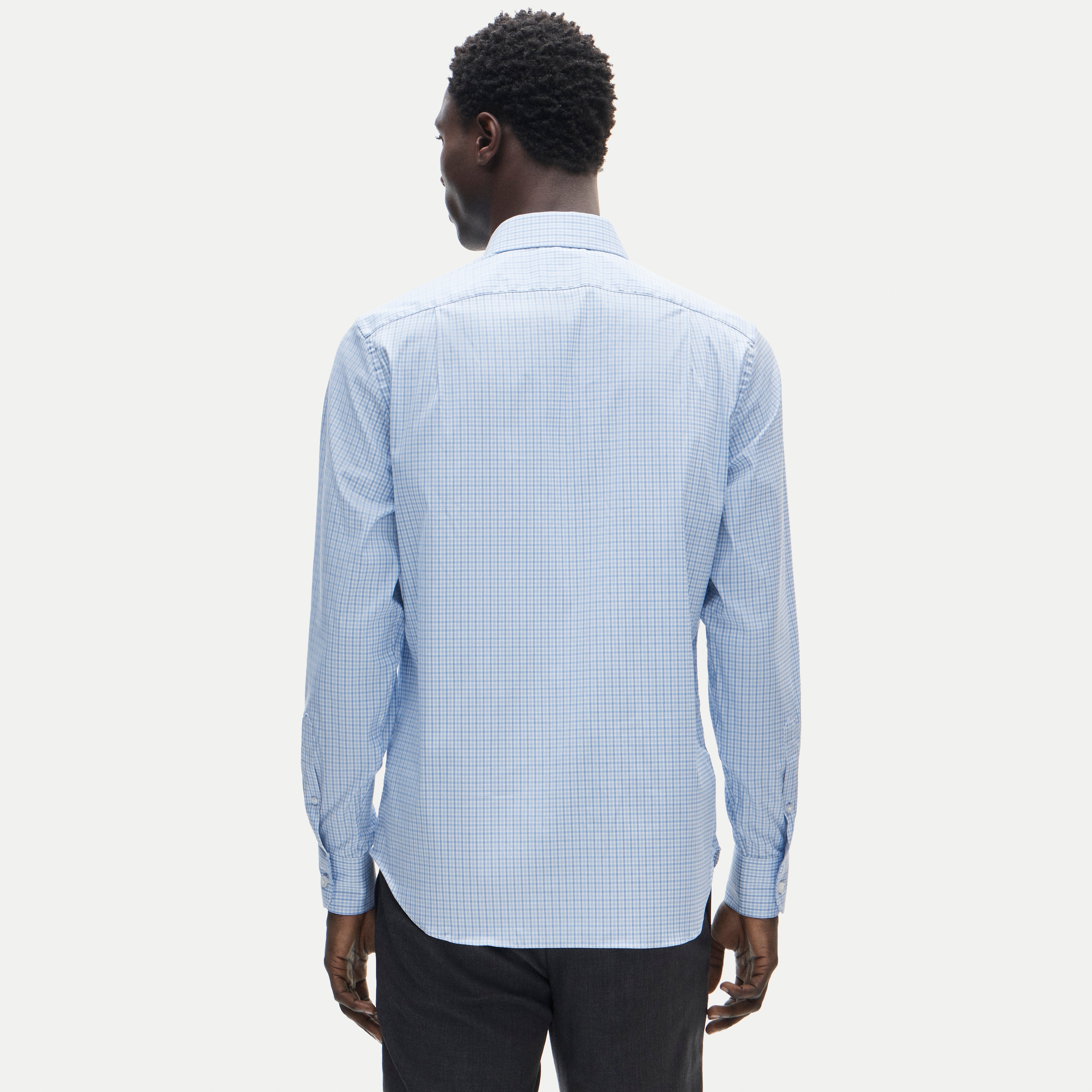 Bowery performance stretch dress shirt with spread collar