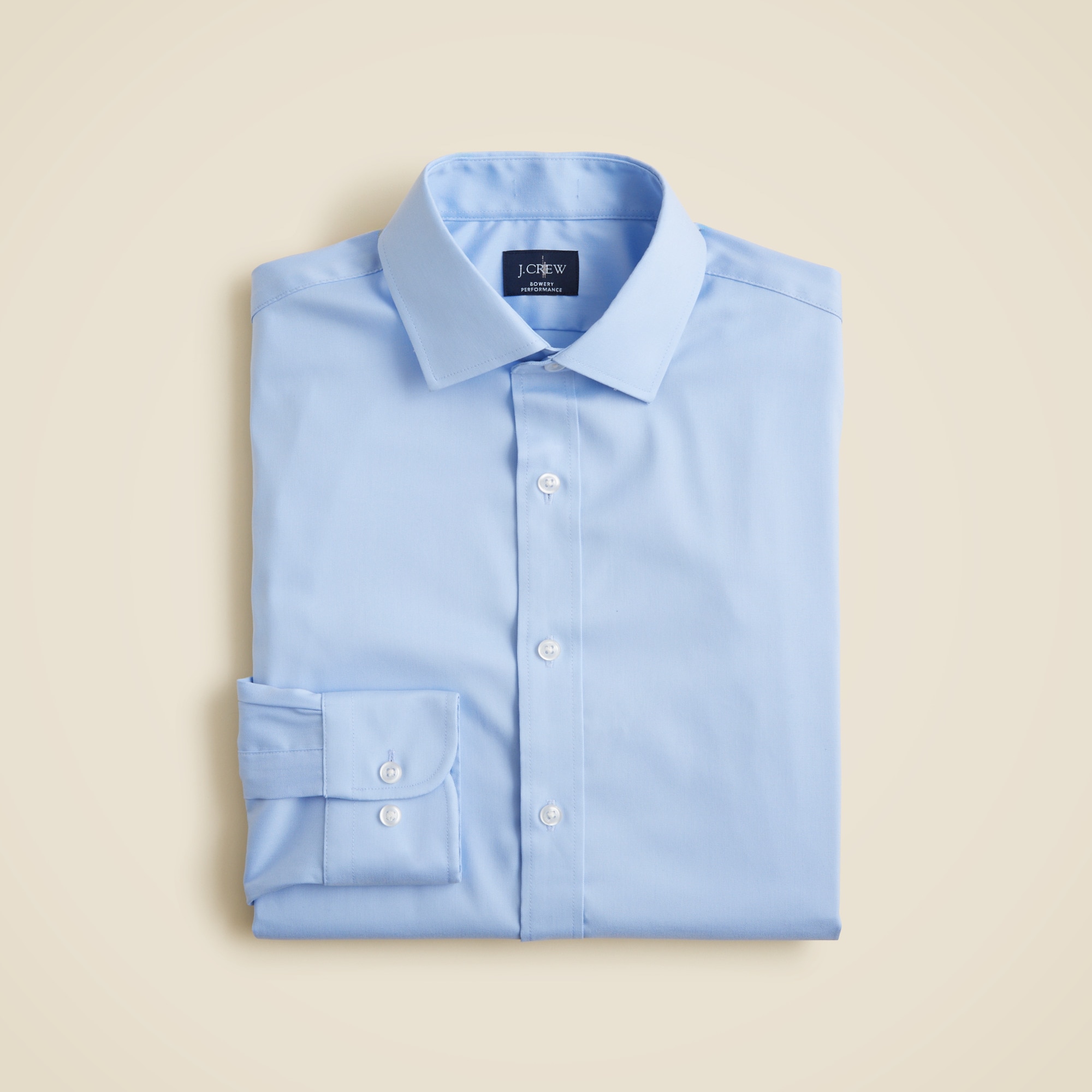  Bowery performance stretch dress shirt with spread collar