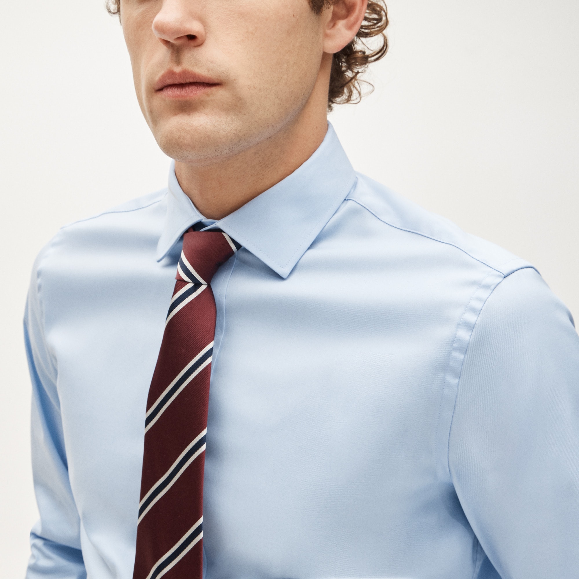 Bowery performance stretch dress shirt with spread collar