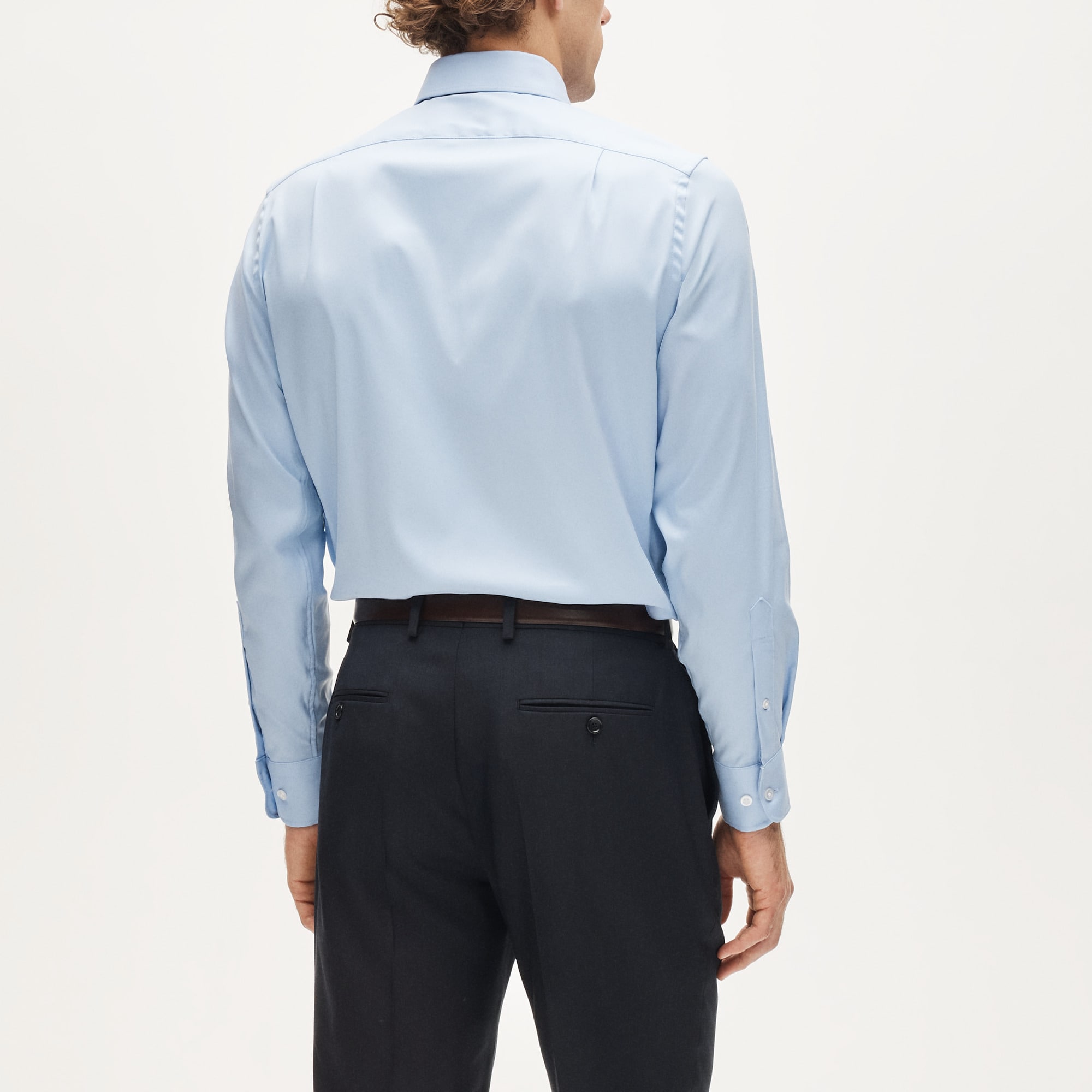 Bowery performance stretch dress shirt with spread collar