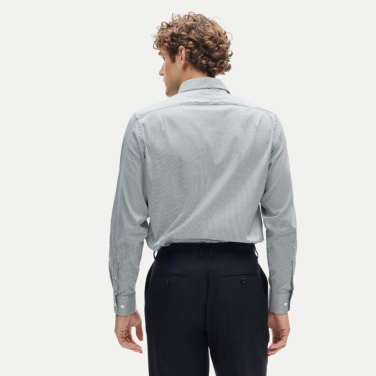 Bowery Wrinkle-free Dress Shirt With Spread Collar For Men | J.Crew