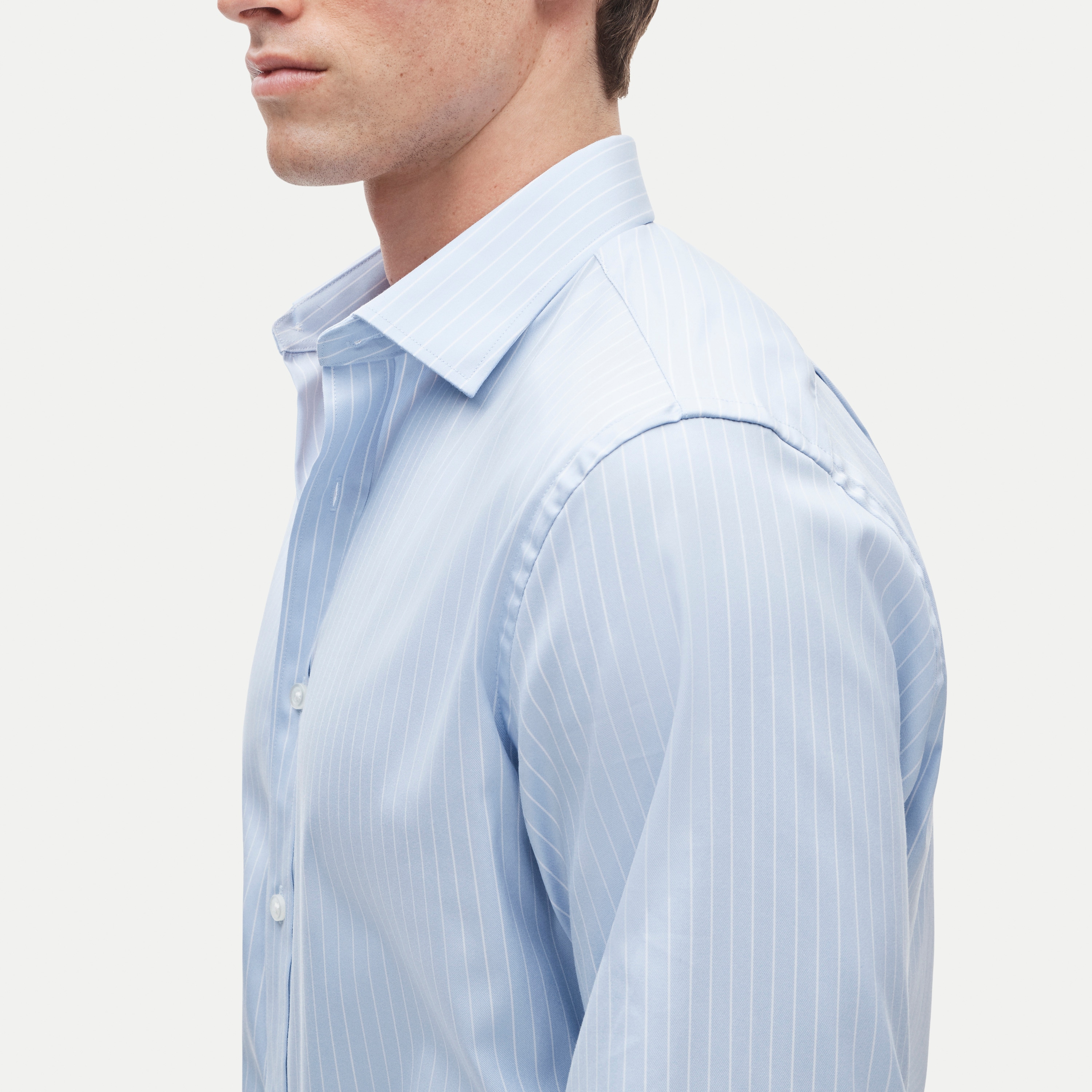 Bowery performance stretch dress shirt with spread collar