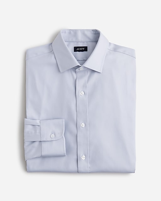 mens Slim-fit Bowery tech dress shirt with spread collar