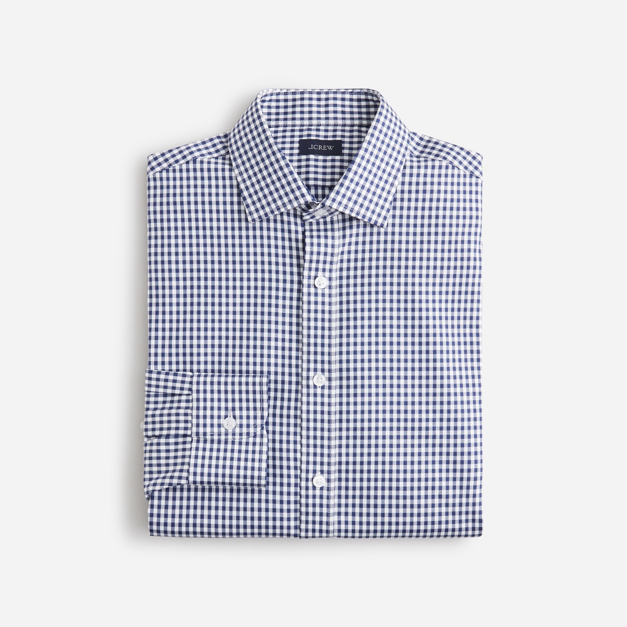  Bowery performance stretch dress shirt with spread collar