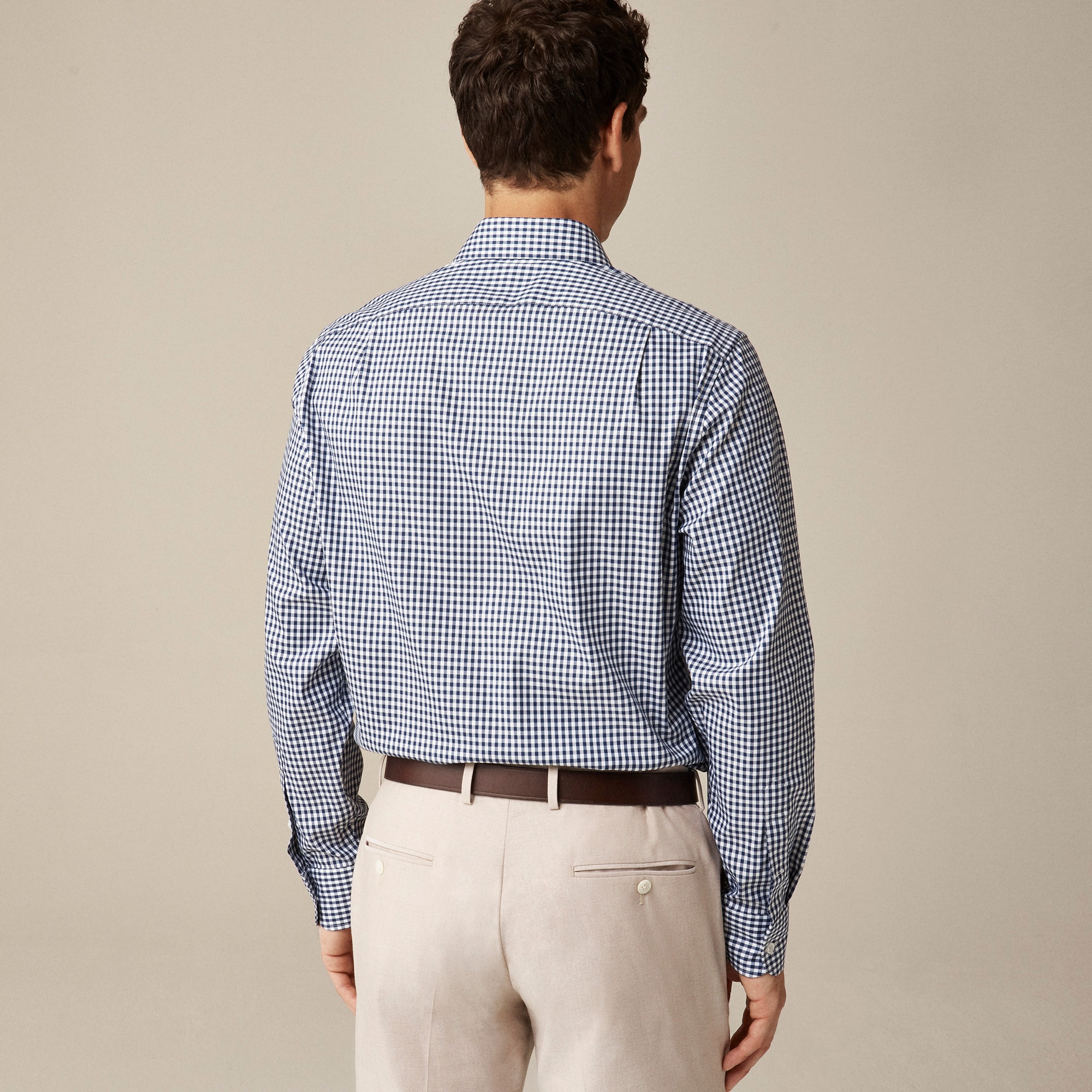 Bowery performance stretch dress shirt with spread collar