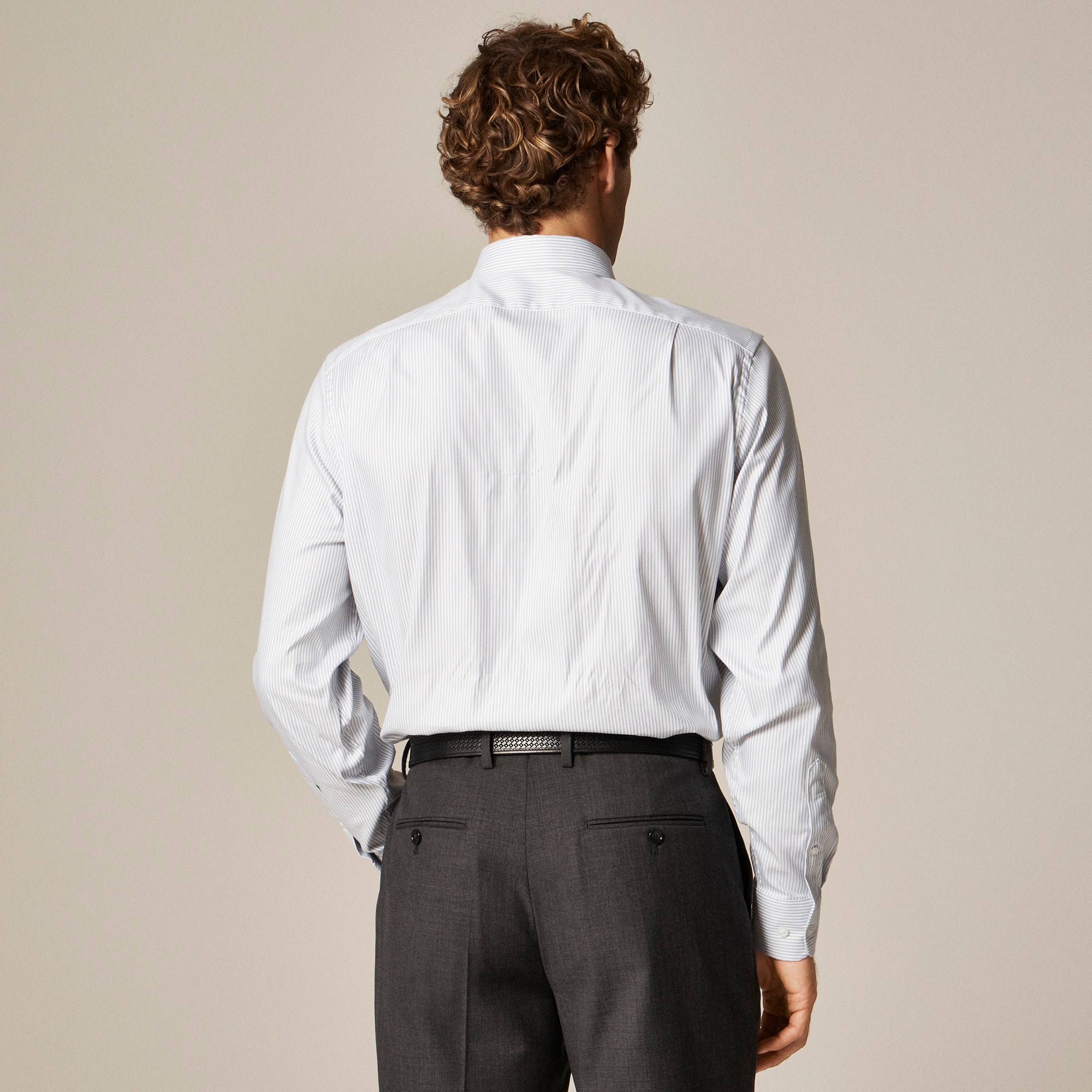 Bowery performance stretch dress shirt with spread collar