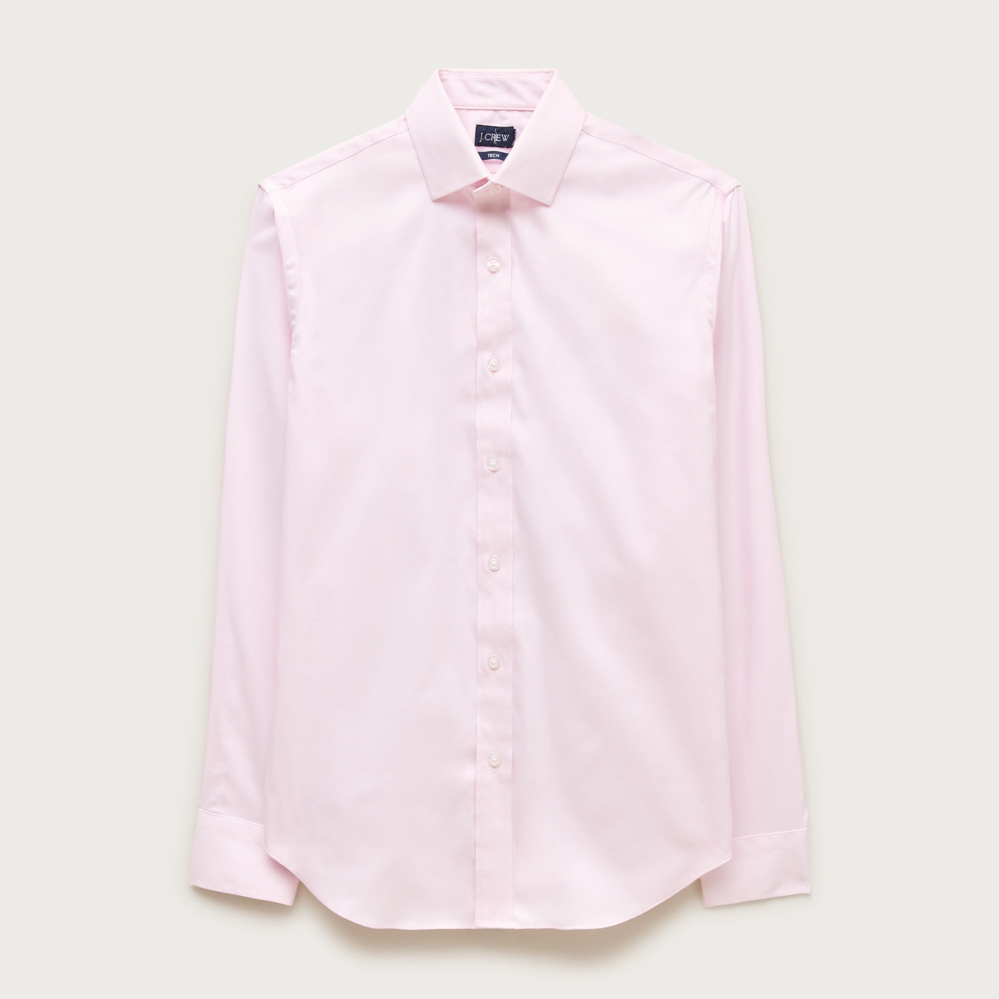 J.Crew Men's Slim Bowery Performance Stretch Dress Shirt with Spread Collar (Size Large)