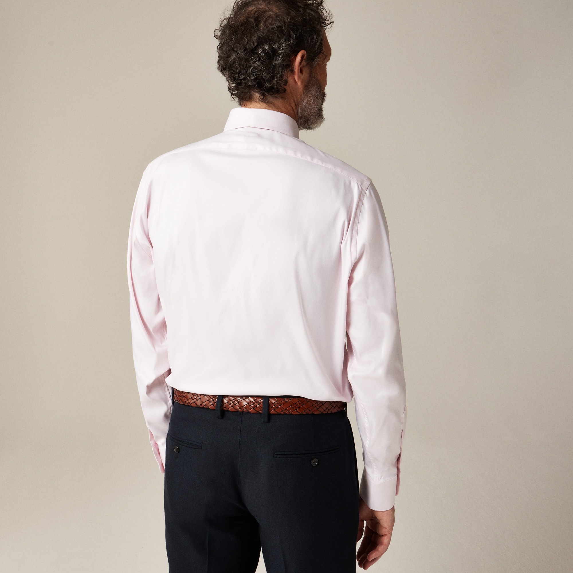 Bowery performance stretch dress shirt with spread collar