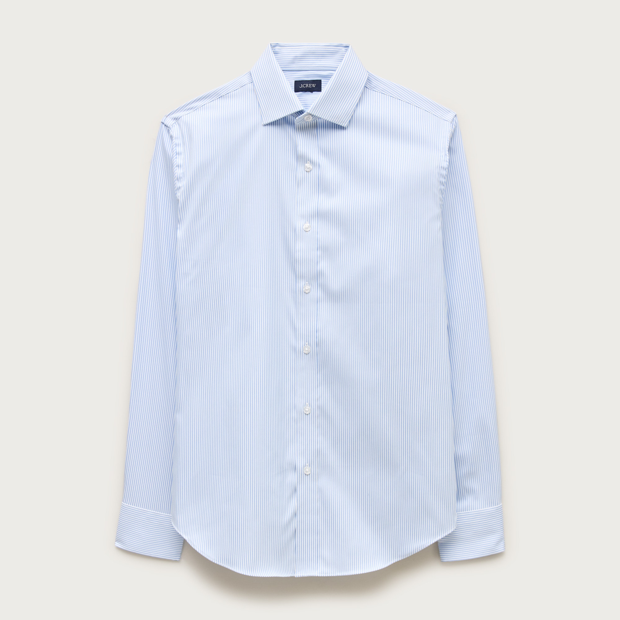 blue striped dress shirt white collar Buy Infynite Blue & White Striped Contrast Collar Dress Shirt for Men