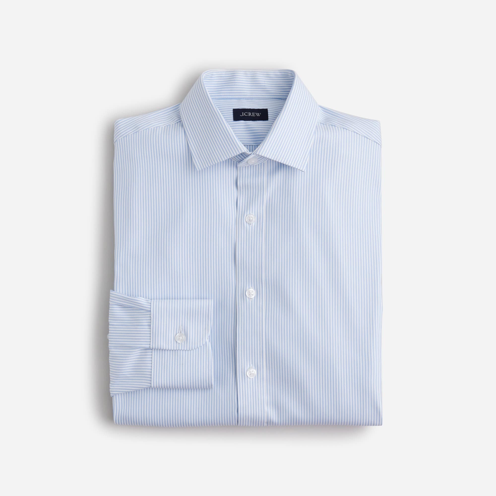 mens Bowery performance stretch dress shirt with spread collar
