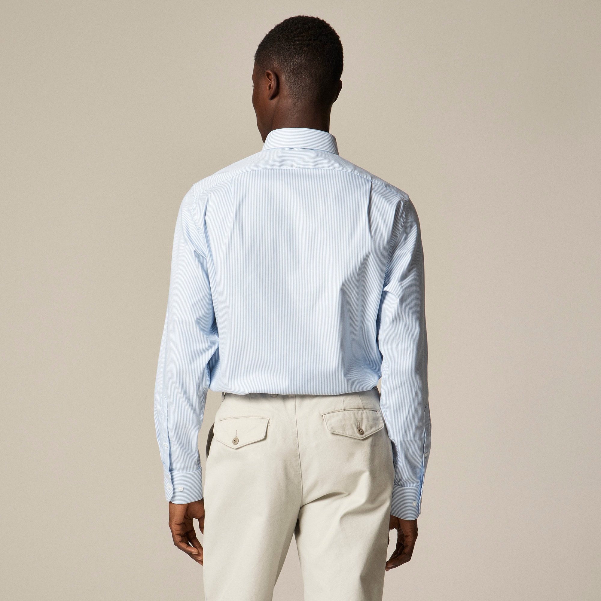 Bowery performance stretch dress shirt with spread collar