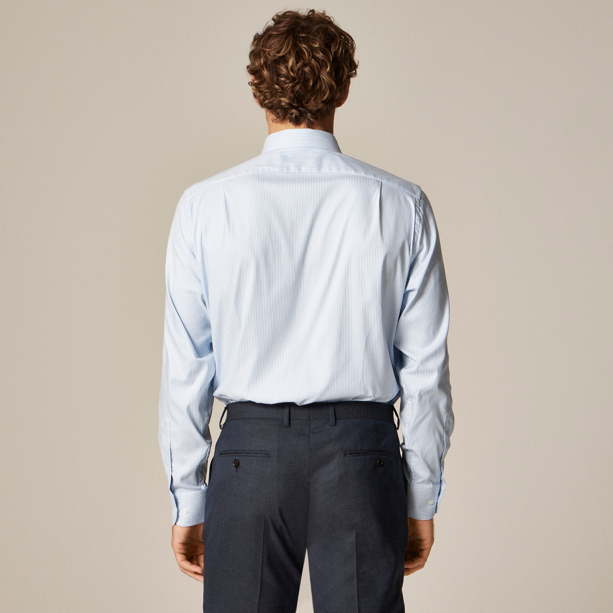 Bowery performance stretch dress shirt with spread collar
