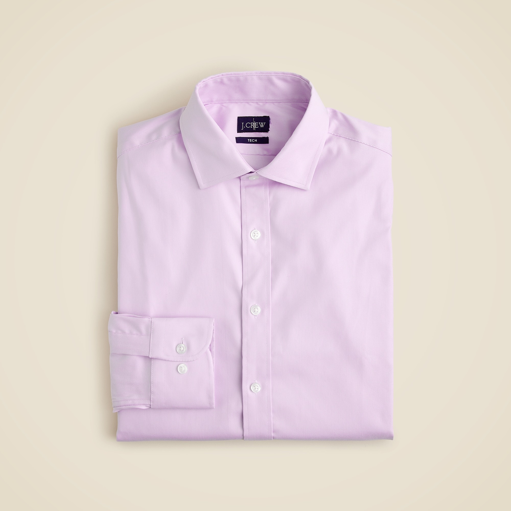mens Bowery performance stretch dress shirt with spread collar