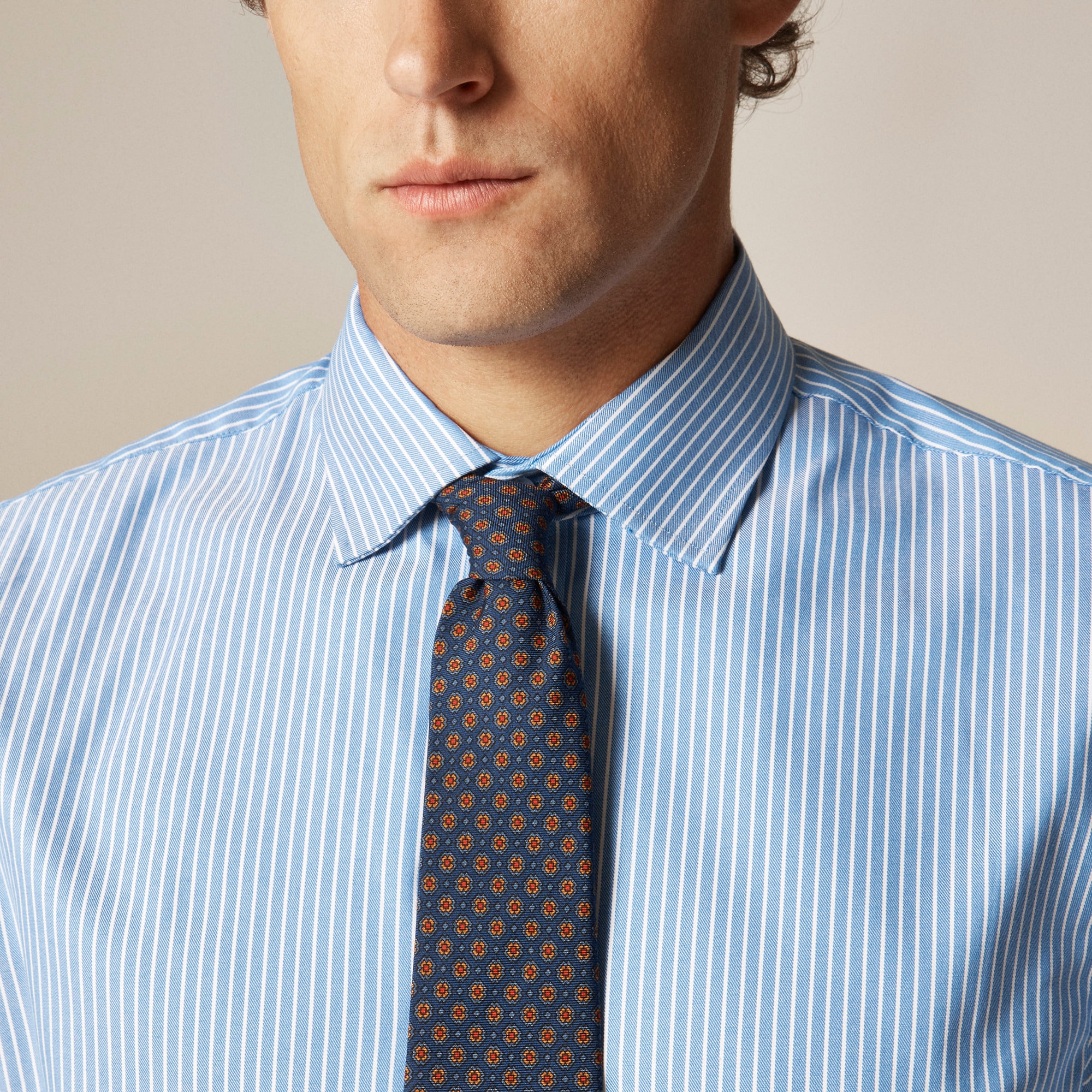 Bowery performance stretch dress shirt with spread collar