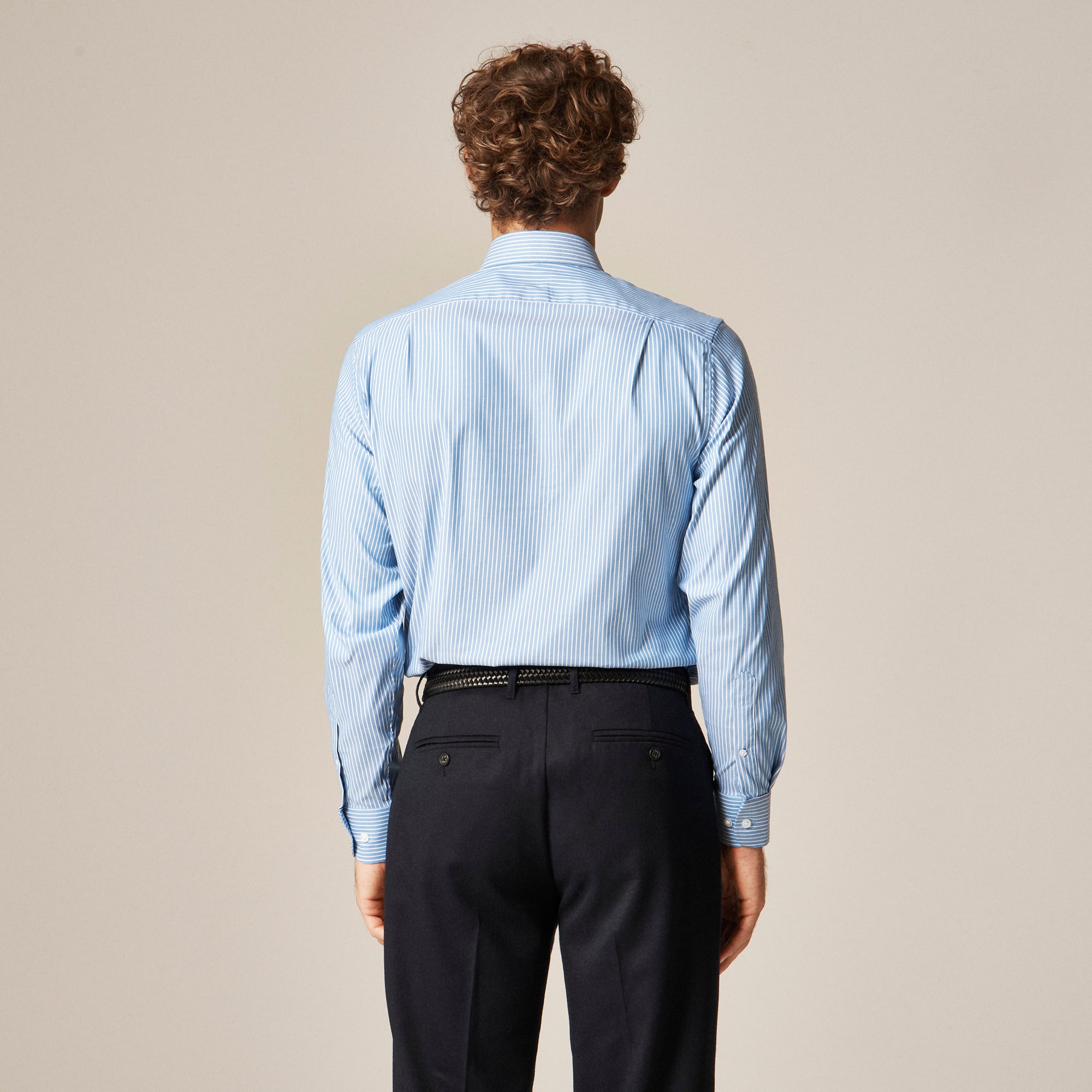 Bowery performance stretch dress shirt with spread collar
