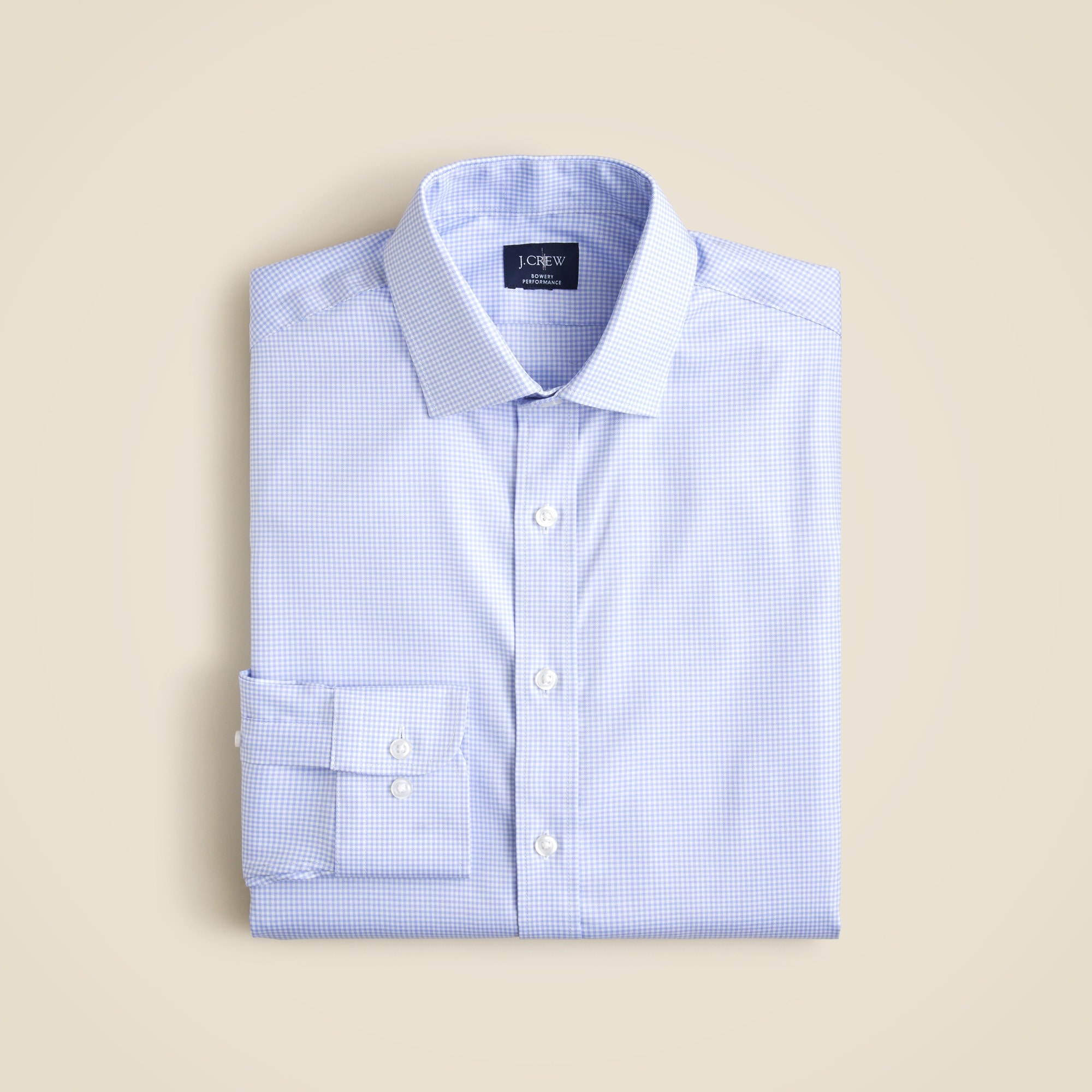  Bowery performance stretch dress shirt with spread collar