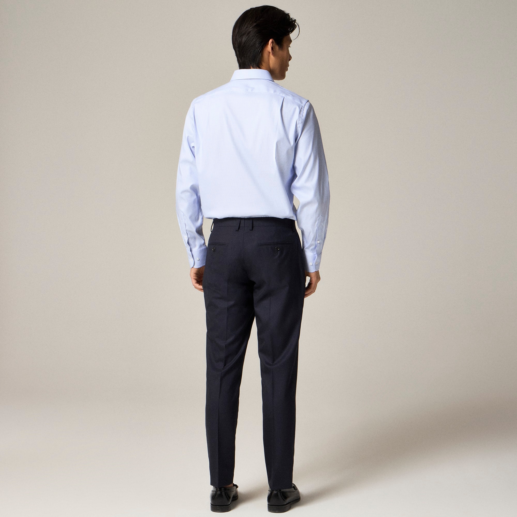 Bowery performance stretch dress shirt with spread collar