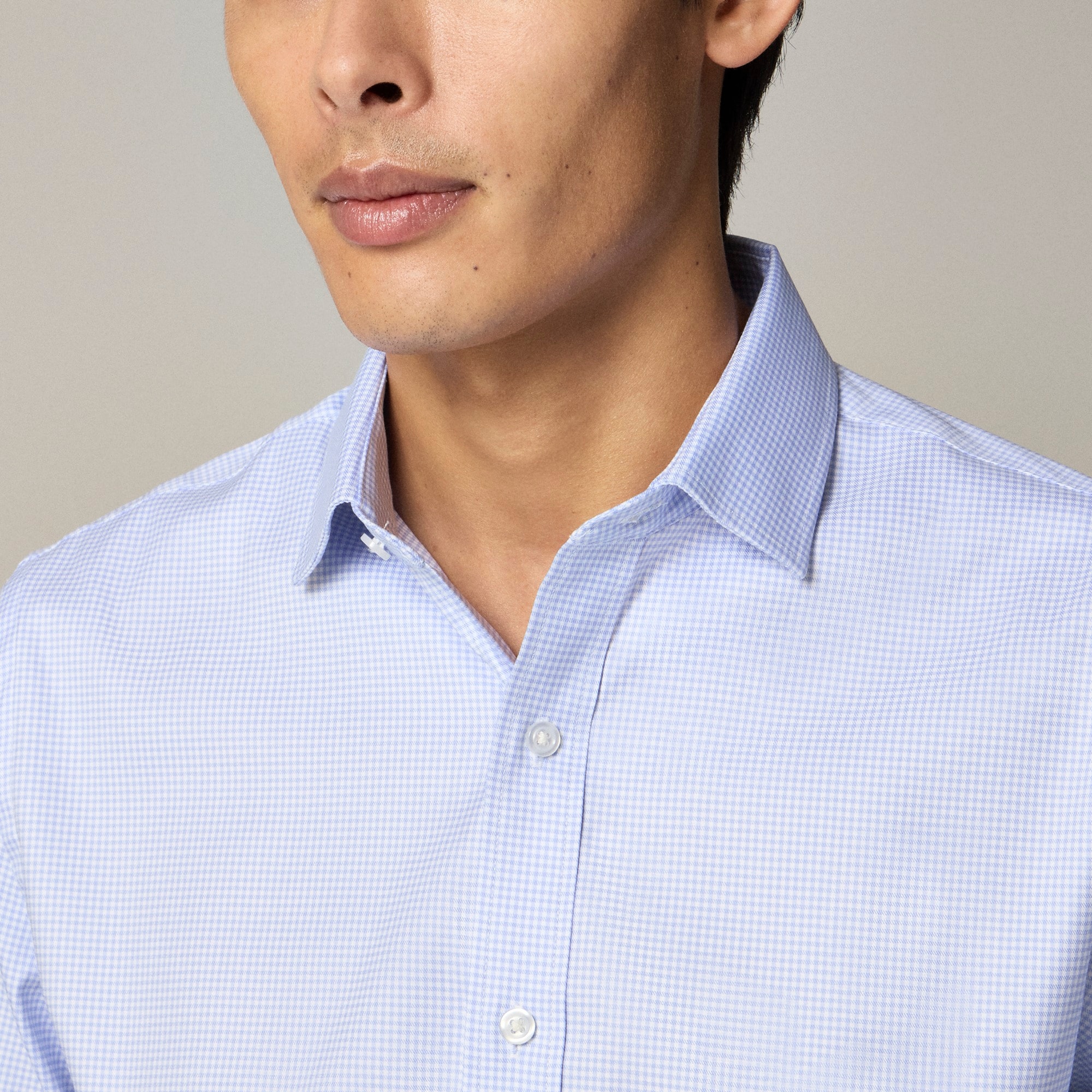Bowery performance stretch dress shirt with spread collar