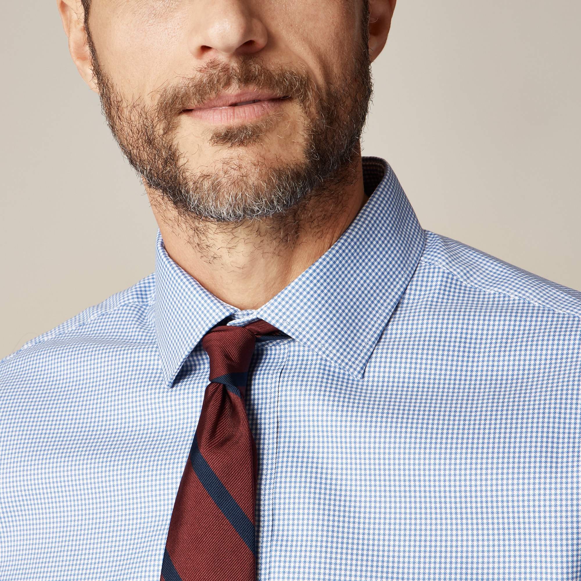Bowery performance stretch dress shirt with spread collar