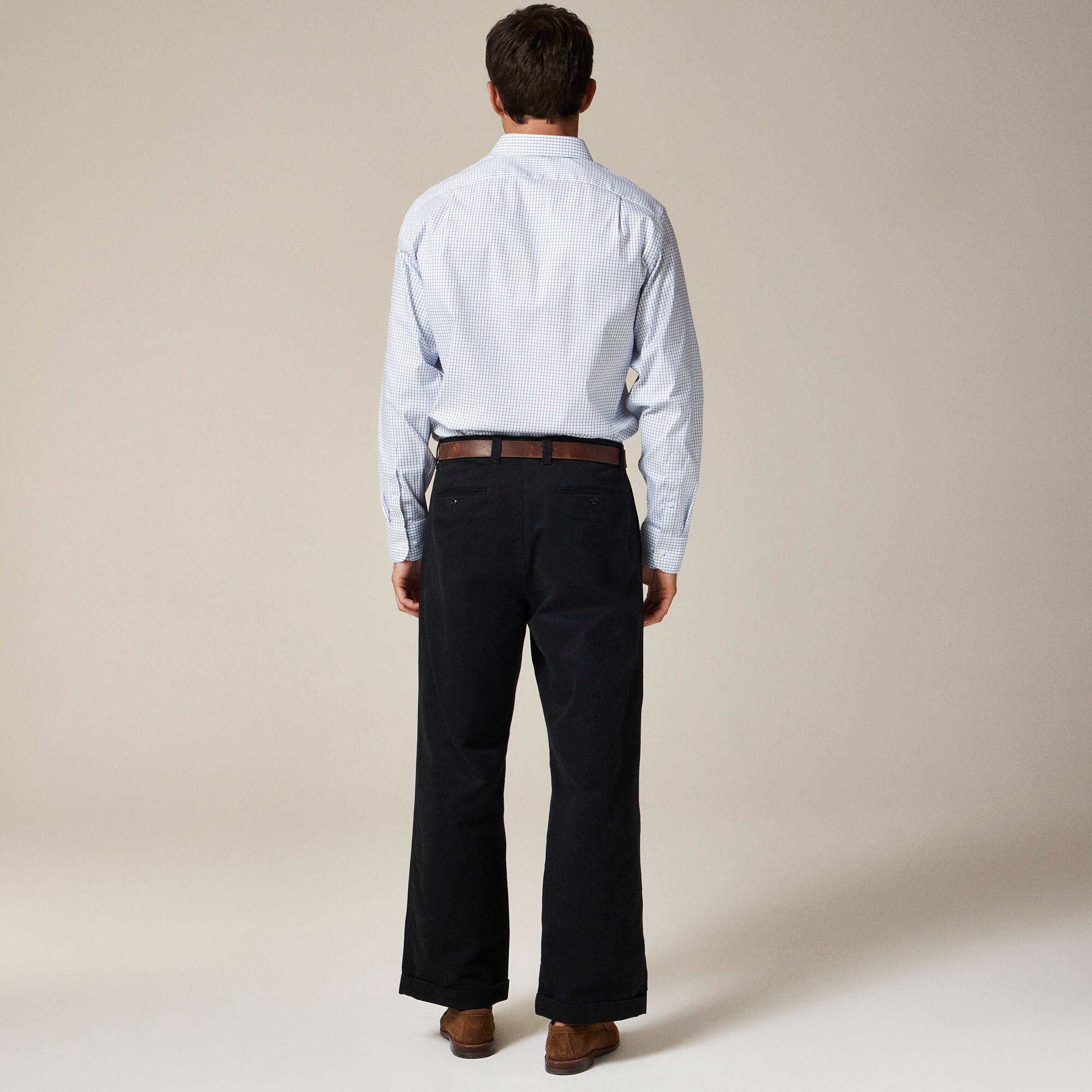 Bowery performance stretch dress shirt with spread collar