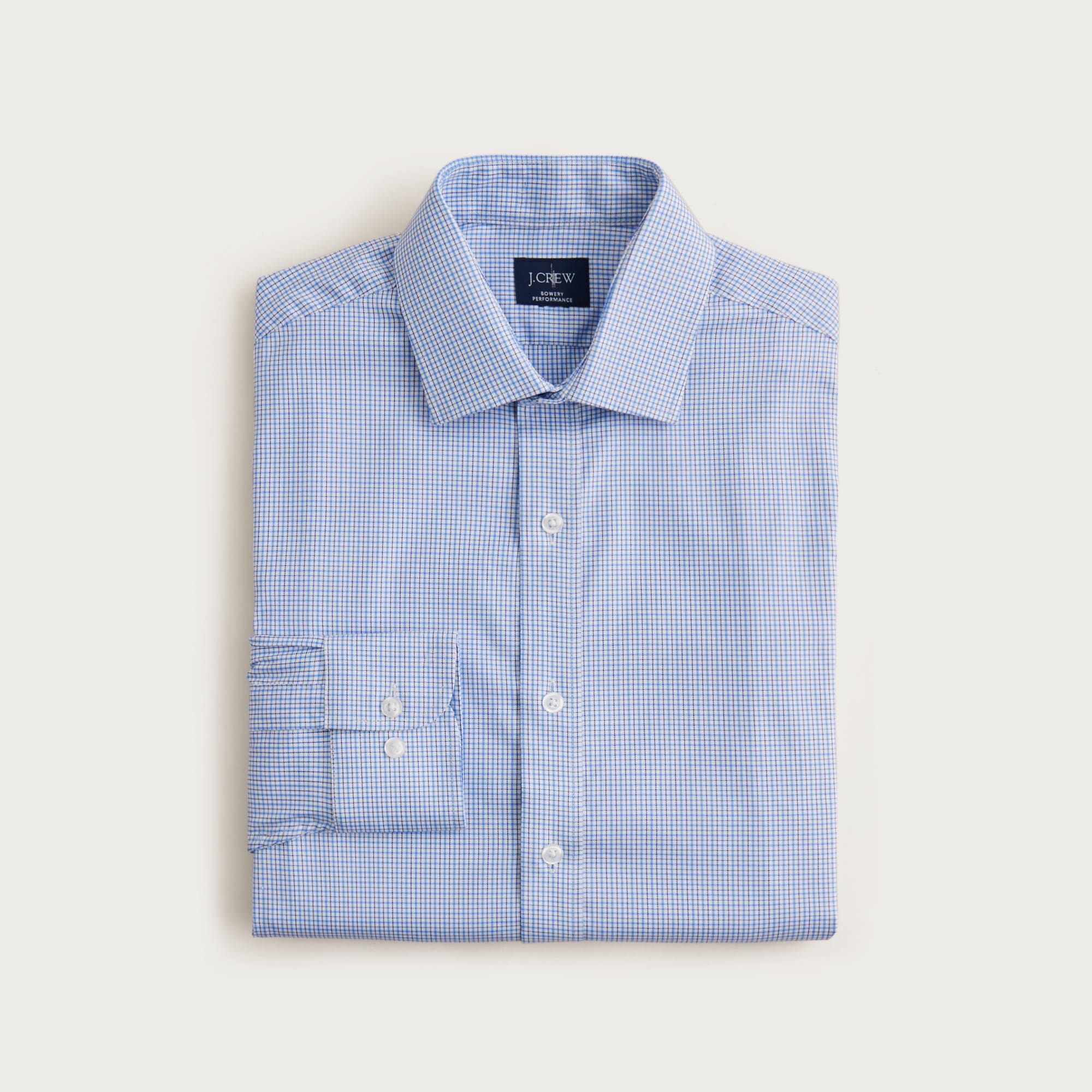  Slim Bowery performance stretch dress shirt with spread collar
