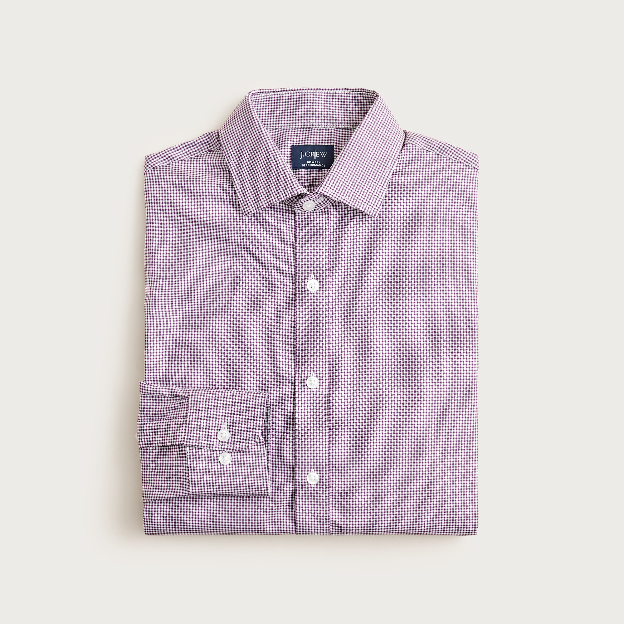 Bowery performance stretch dress shirt with spread collar