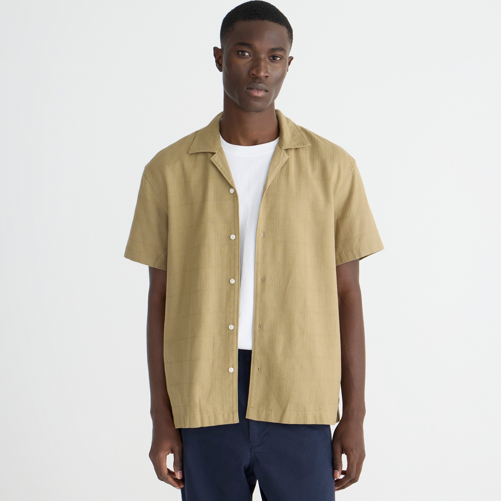 J crew short sleeve button down 2025