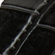 Croc-embossed leather headband BLACK