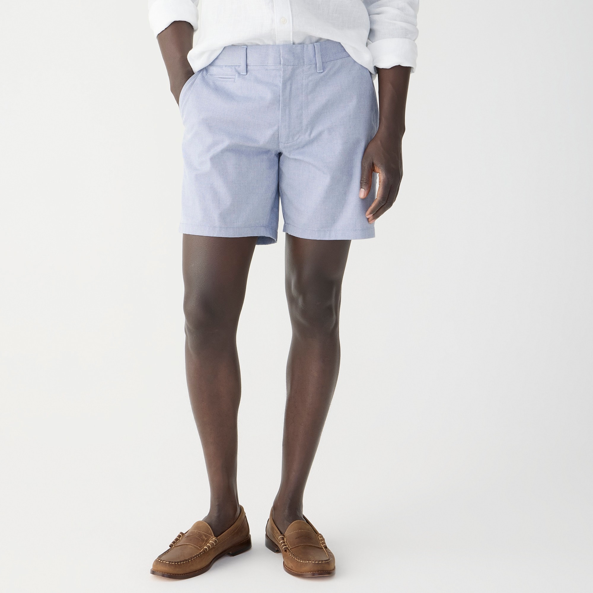 7'' Tech Oxford Short For Men | J.Crew
