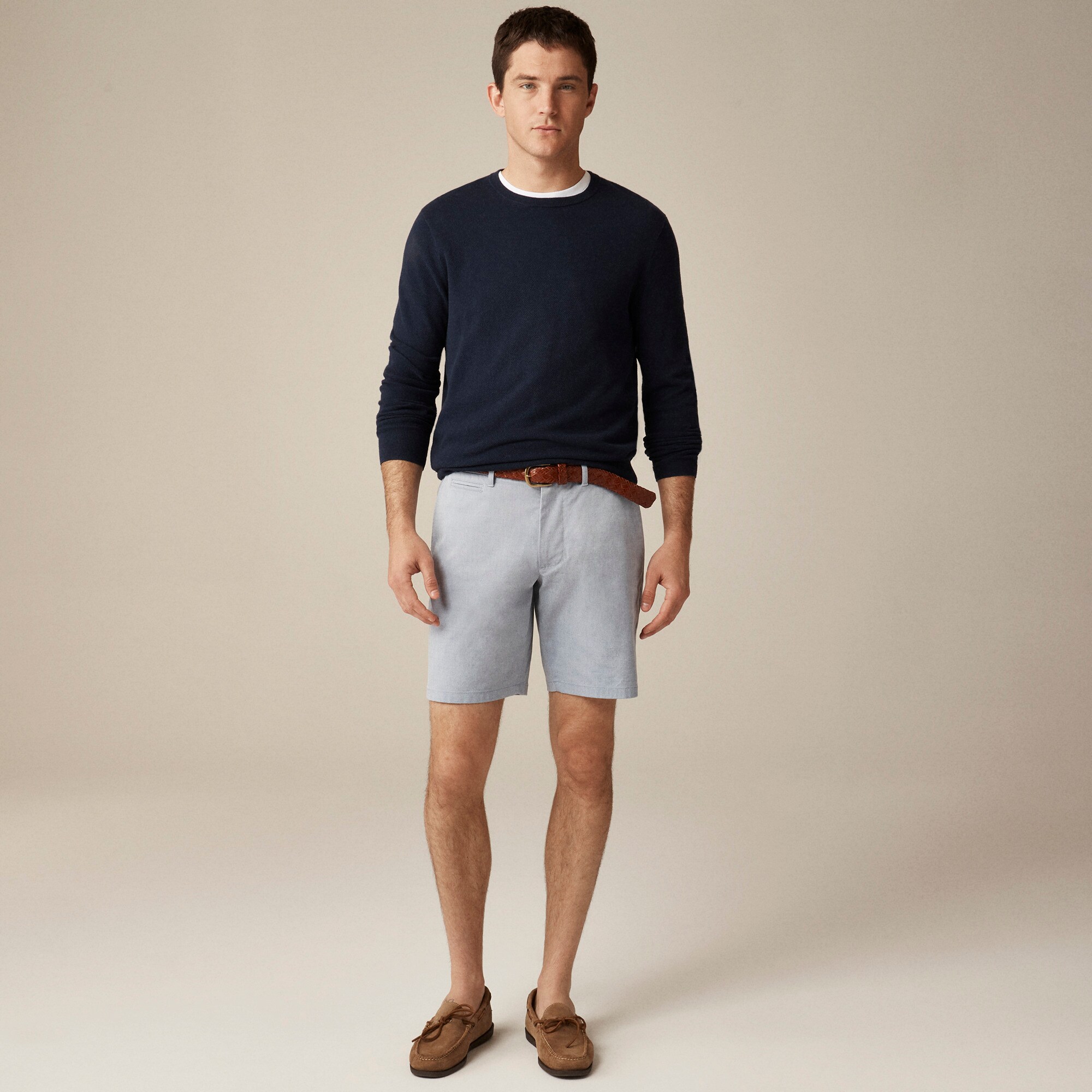 9'' Tech Oxford Short For Men | J.Crew