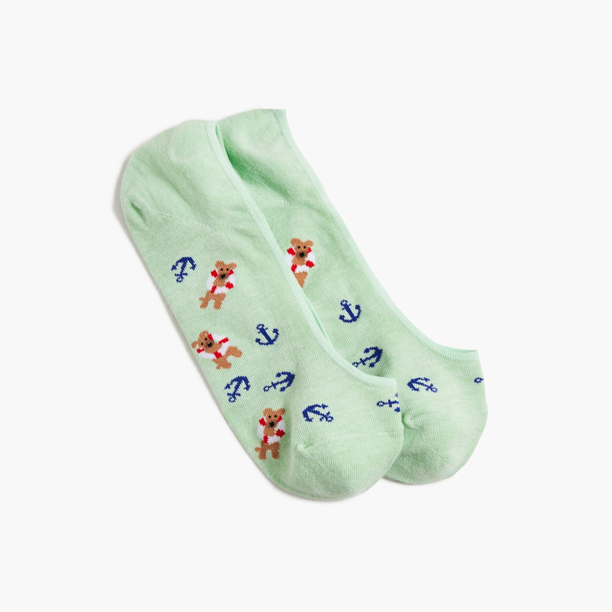Sailing dogs no-show socks