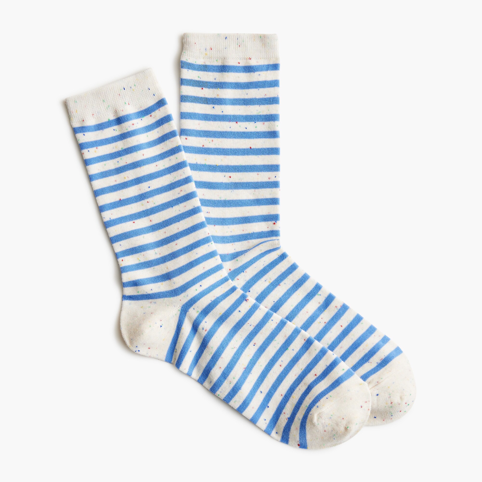womens Striped flecked trouser socks