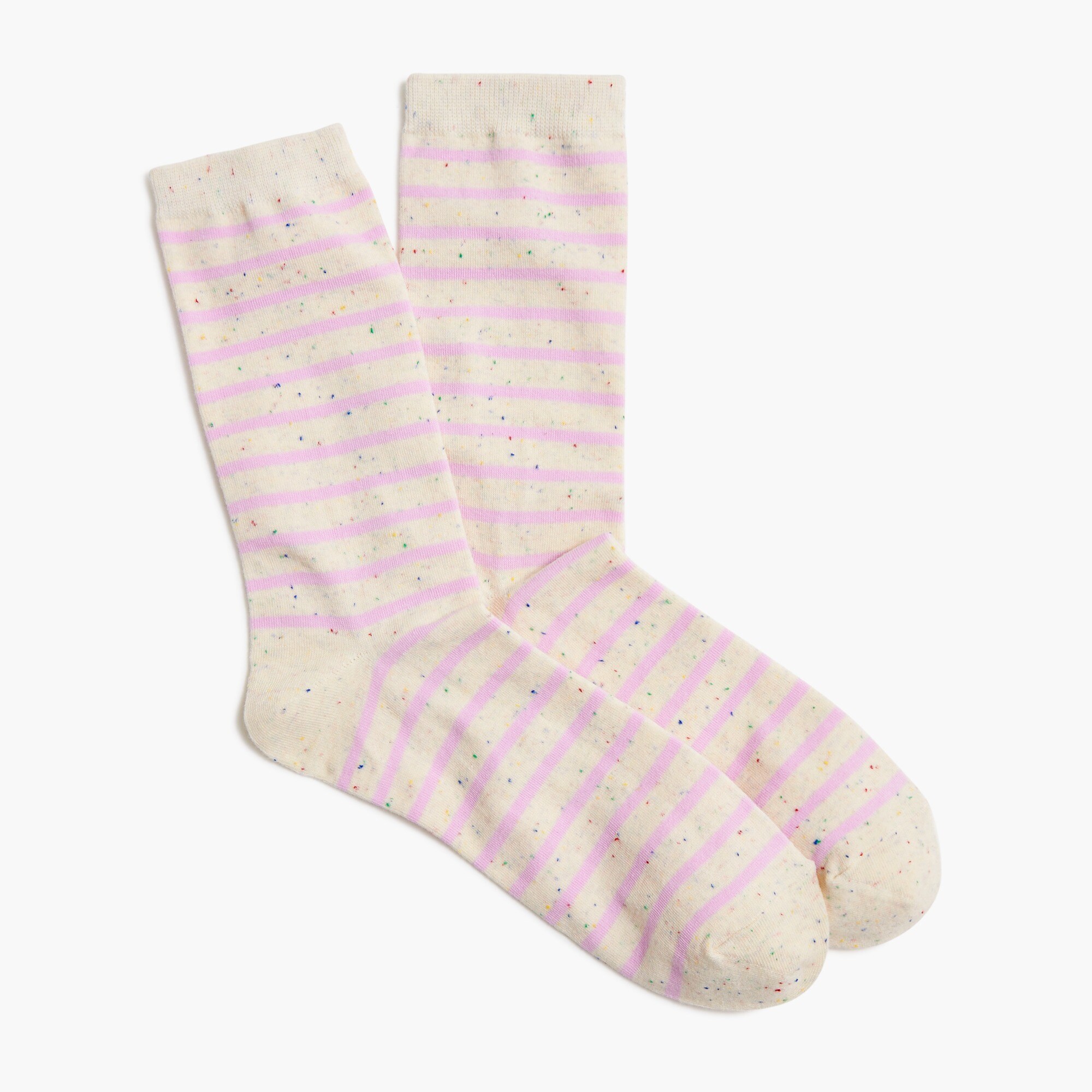  Striped flecked trouser socks