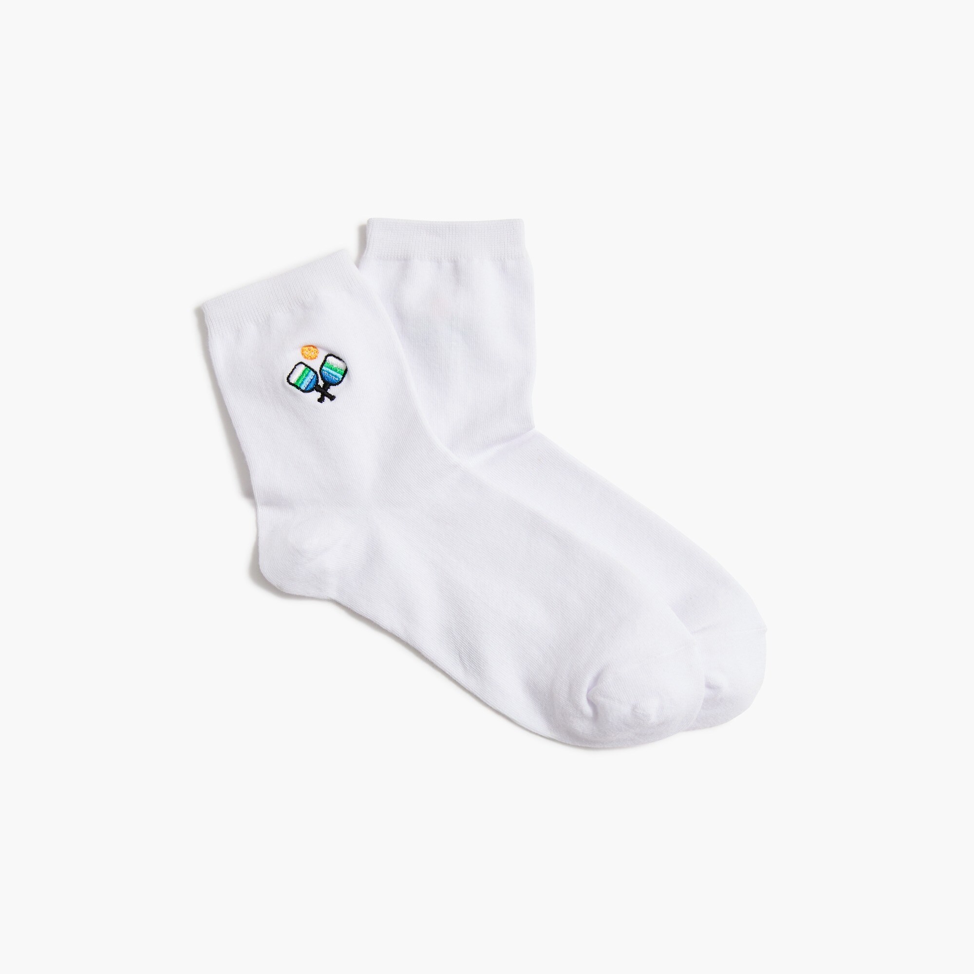 Embroidered pickleball socks