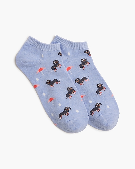 womens Rainy day dog socks