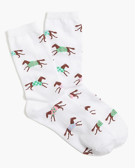 womens Horse trouser socks