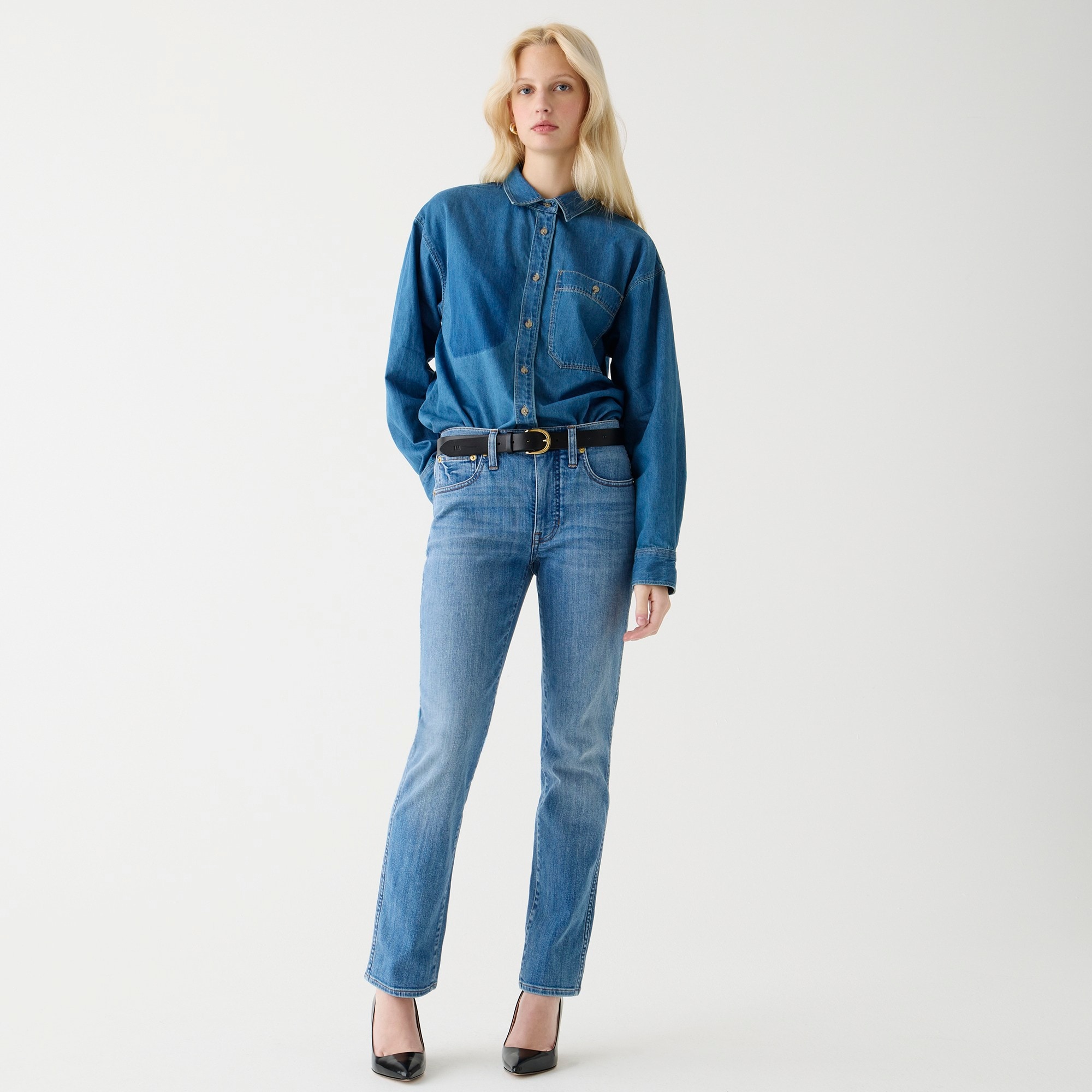 womens Tall vintage slim-straight jean in Lakewood wash