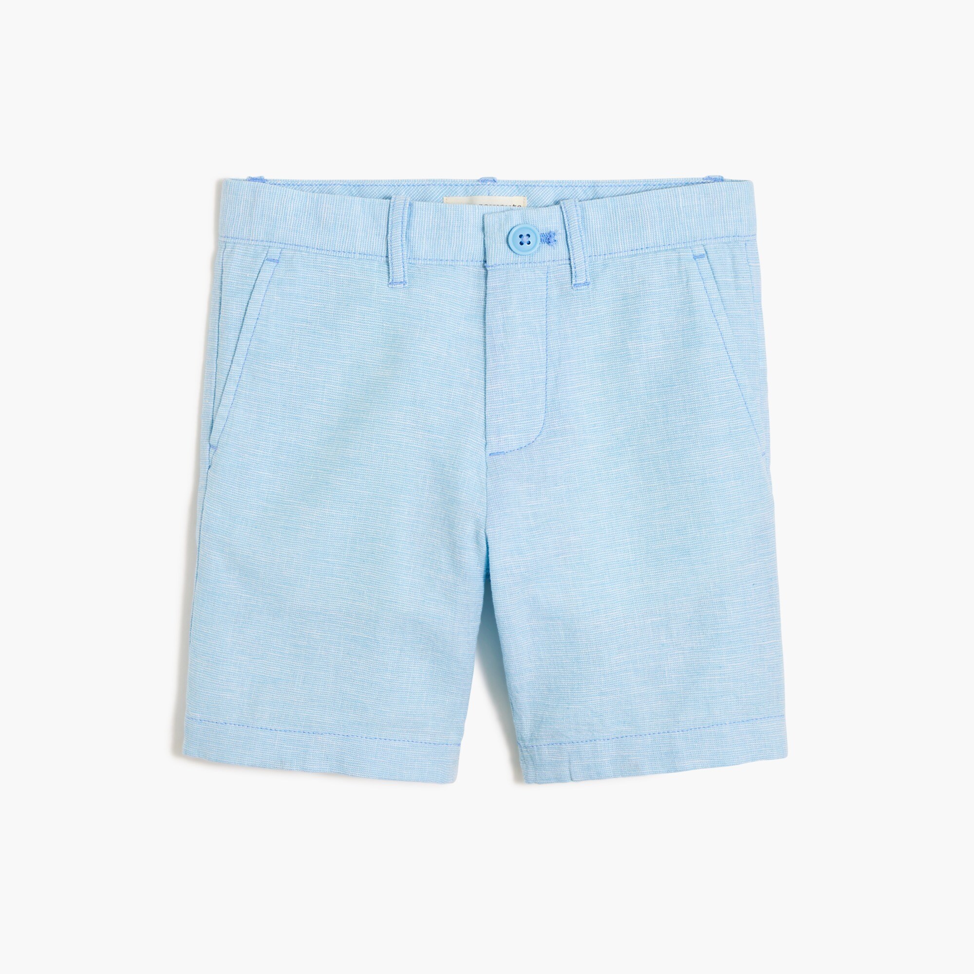 Boys' linen-blend short