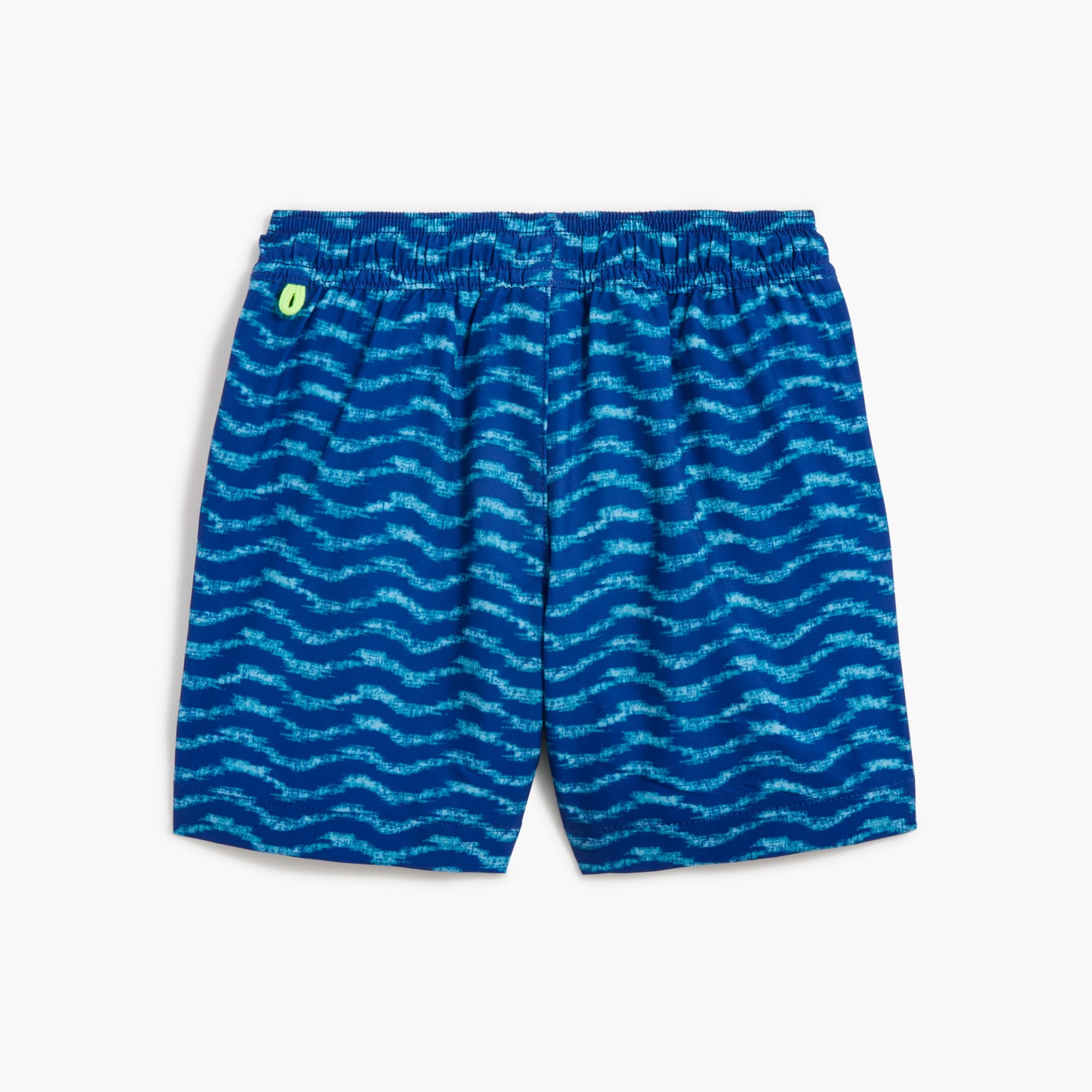 Boys' wave-print swim trunk