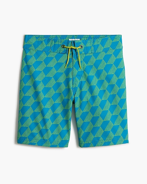  Boys' geometric swim trunk
