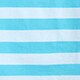 Boys' striped tee BLUE BREEZE SCUBA BLUE