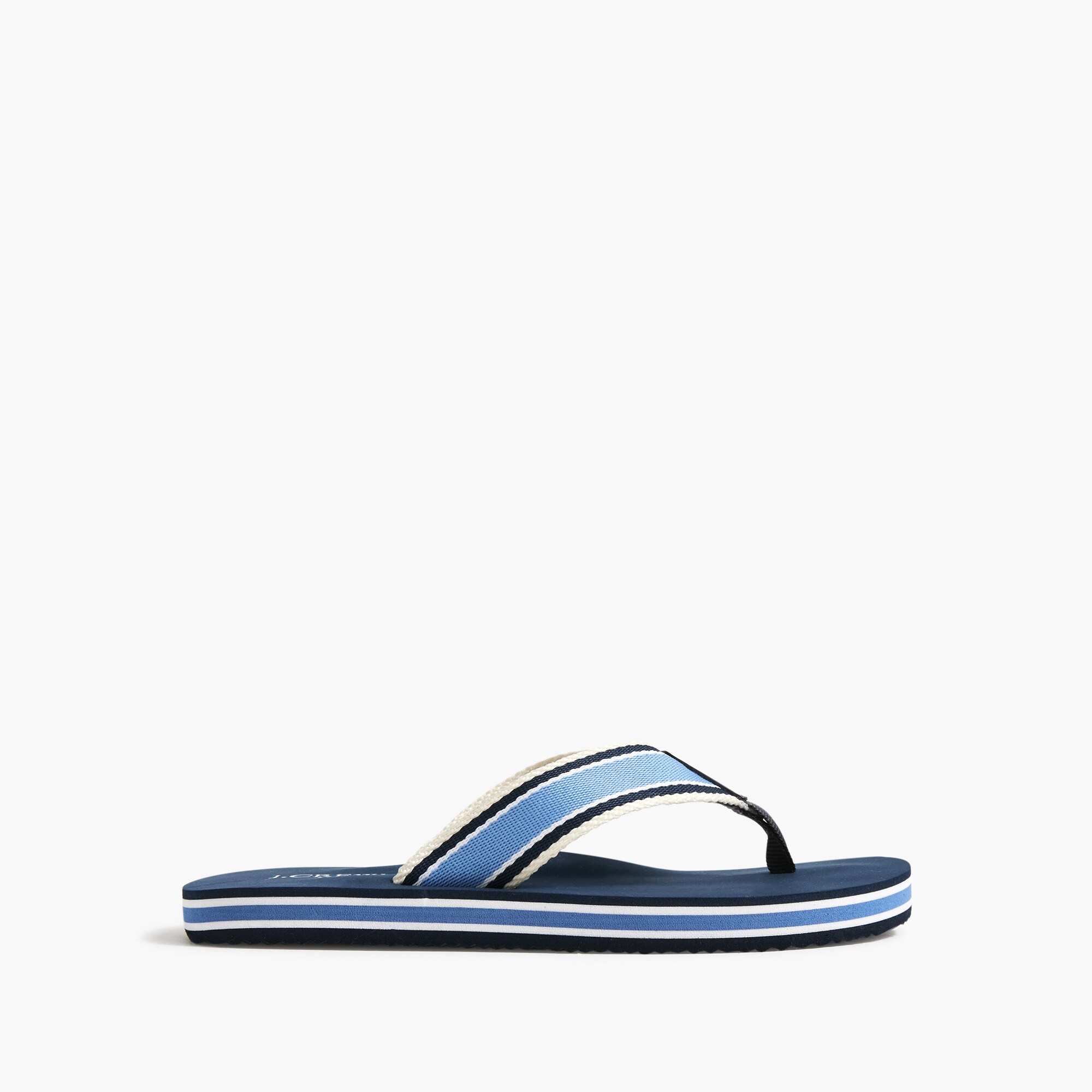 Kids' striped flip-flops