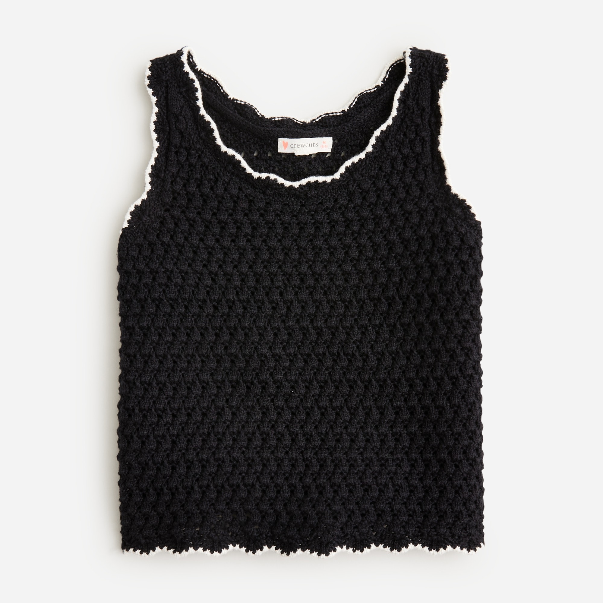  Girls' crochet tank top