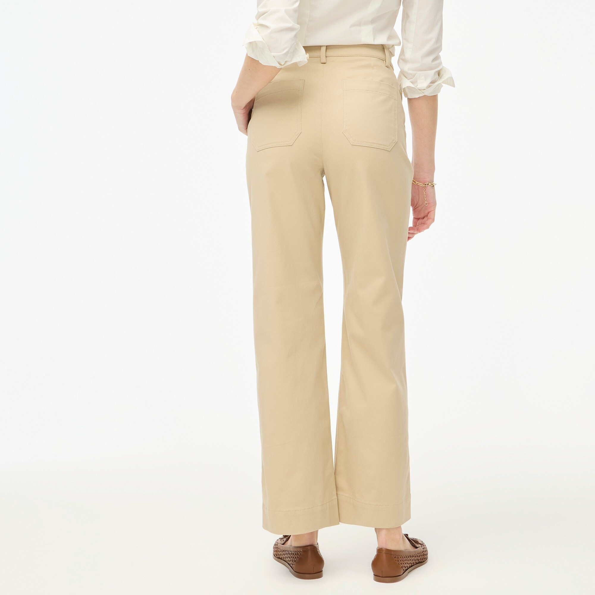jcrew wide leg chino